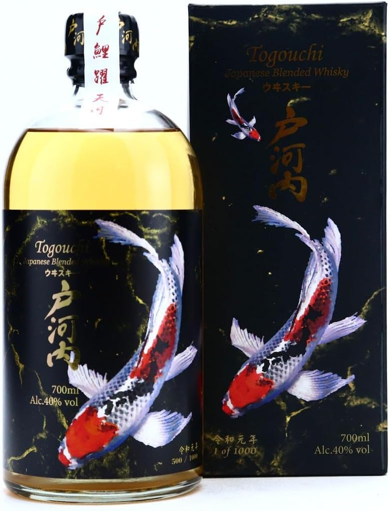 Togouchi Black Koi Fish Limited Edition Whiskey 700Ml