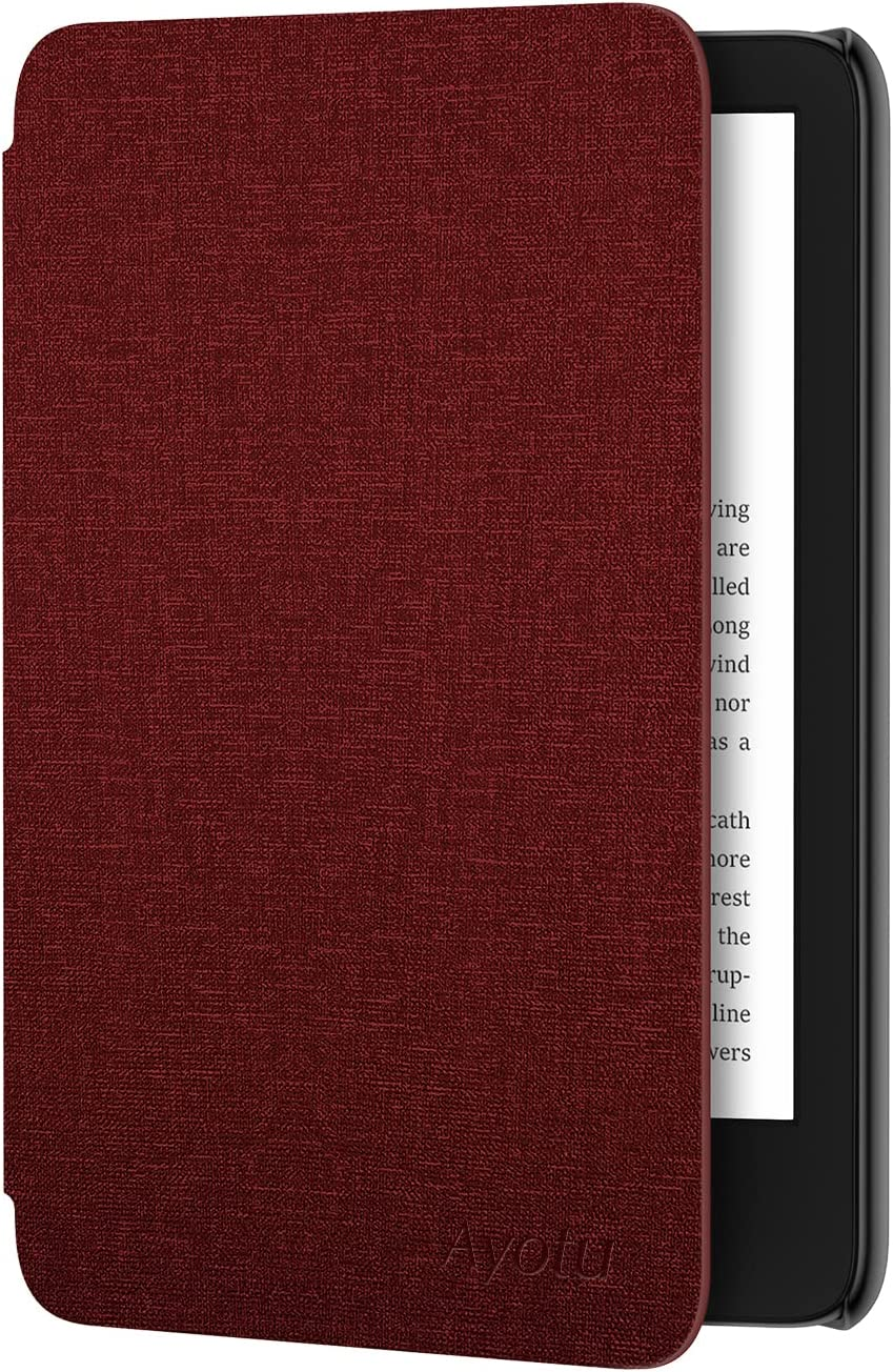 Ayotu Case for 6" All-New Kindle (2024/2022 Release), Slim Lightweight Durable Cover with Auto Sleep/Wake, ONLY Fit 6 Inch Basic Kindle 11Th Gen 2024/2022 Release, Red image number 2