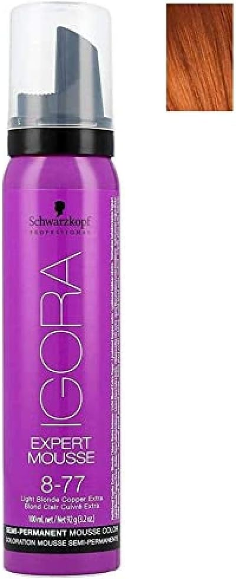 Schwarzkopf Igora Expert Semi-Permanent Colour Mousse 100 Ml, No. 7-0 Medium Blonde