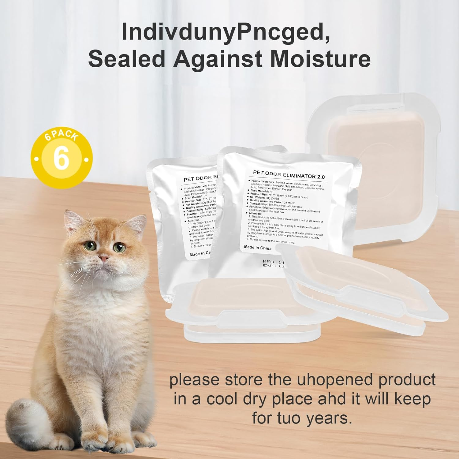 Pack of 3 Odour Remover for Pura Max/Pura Max 2 Self-Cleaning Cat Litter Tray, N50 Odour Eliminator, Cat Urine Odour Remover, Autopulent, Odour Control image number 1