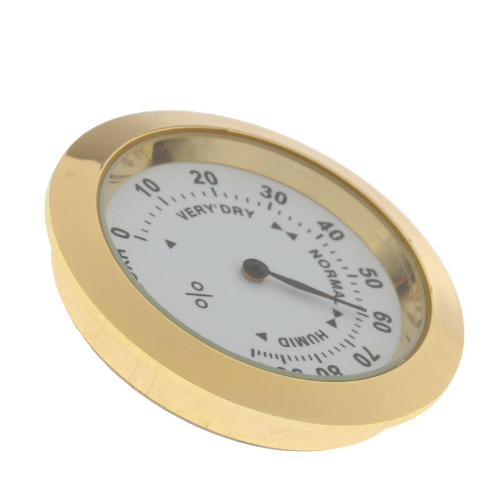 KESOTO Golden Hygrometer Guitar Moisture Monitor for Hotel, Home, Office image number 3