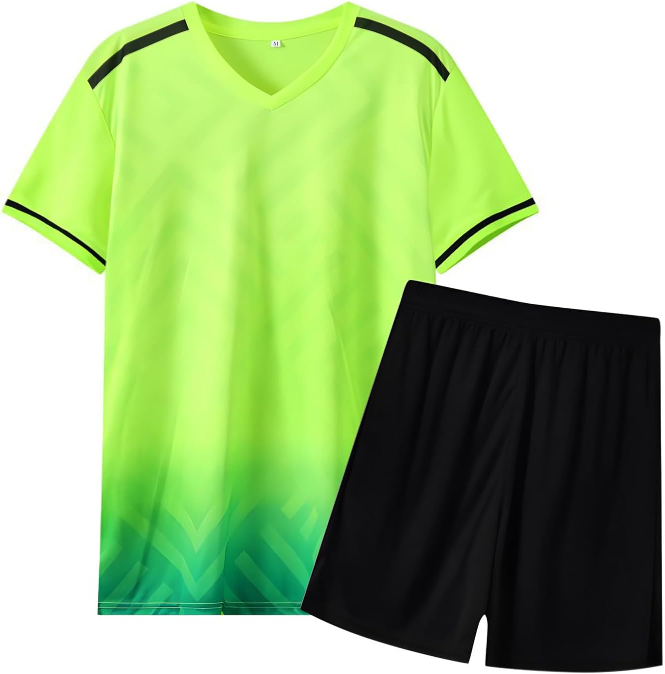 Kids Soccer Jersey Set Sports Clothing, Quick Drying Football Jersey Kids Breathable, Childrens Football Jersey Set Training Suit with T-Shirt and Shorts