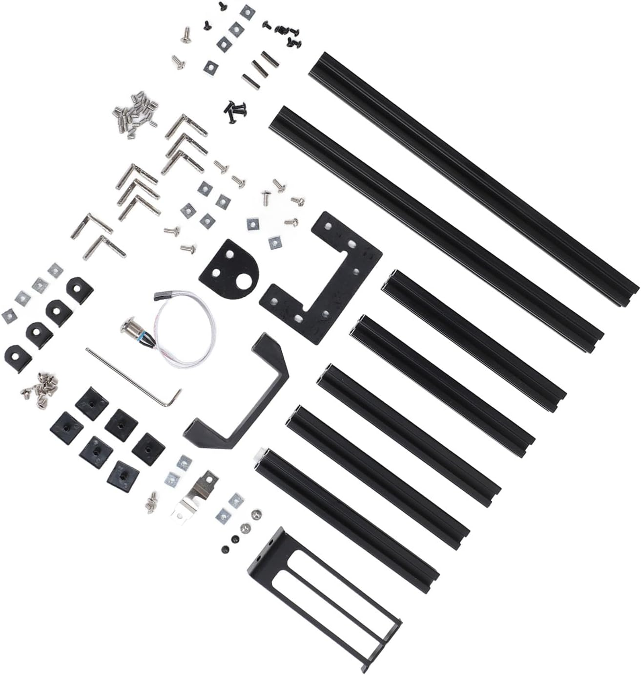 Open Air ITX Case, ITX Computer Case, DIY ITX PC Case, Open Aluminum Frame Chassis Compatible with ITX Motherboards and 17X17/17X19 Motherboards, and Water Cooling Chassis image number 2