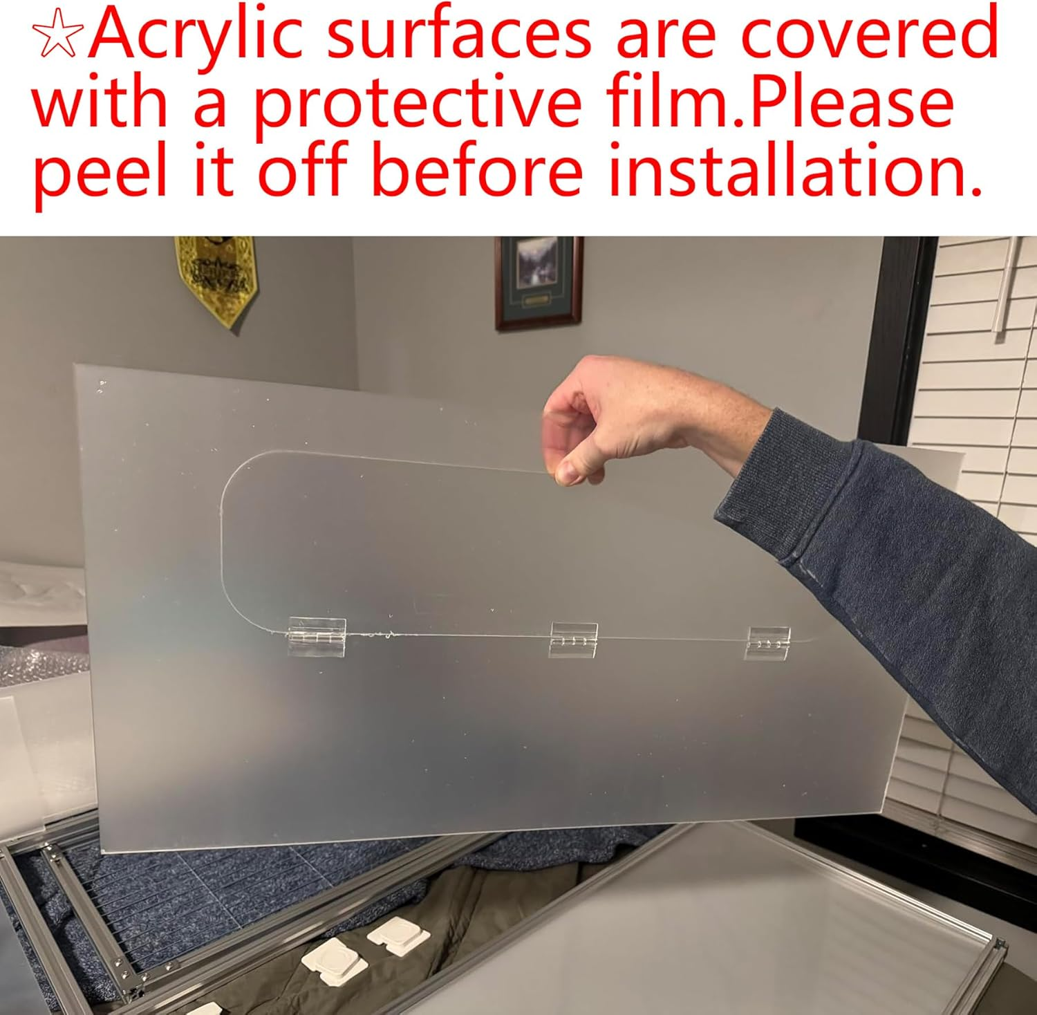 Chewproof T Slot 2020 Aluminum Profile Hamster Cage,360&deg; Transparent Ventilated Small Animal Cage,Standard Aluminum Profiles for Diy,Hamster Habitat for Guinea Pigs,Rats,Small Animals image number 4