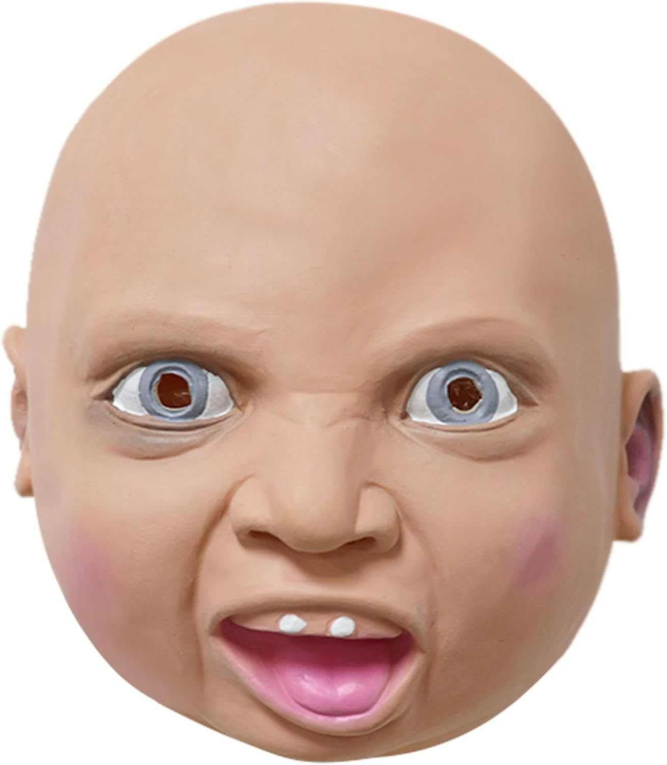Auto-Plaza Costume Thick Full Head for Adults Latex Mask Halloween Party Cosplay image number 1