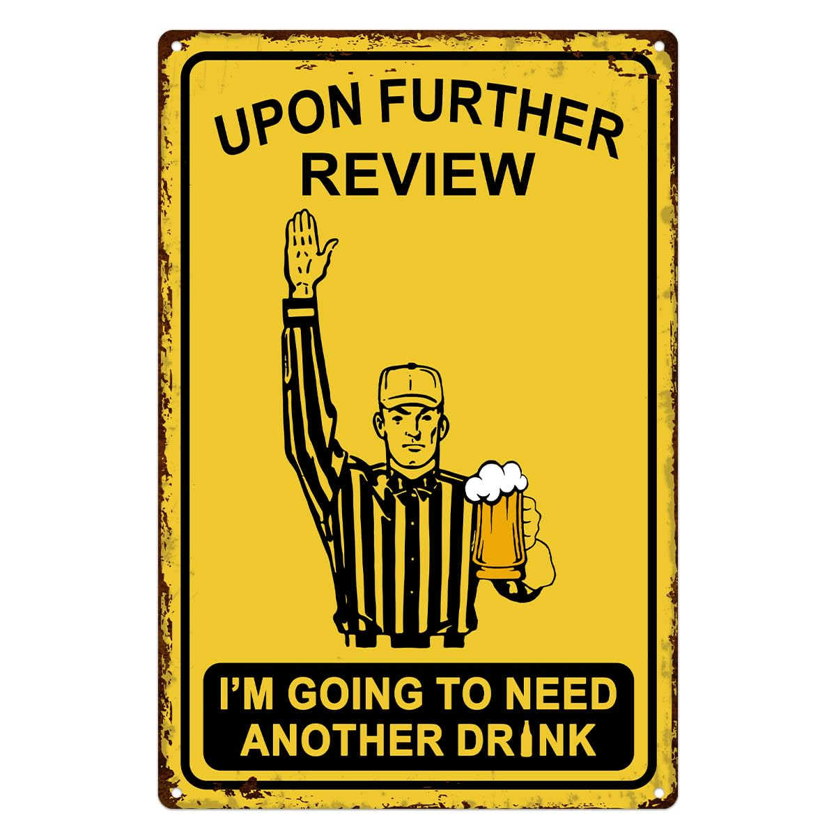 ALKB Funny Music Metal Sign - My Neighbors Are Listening to Great Music - Wall Decor for Garage, Bar, Man Cave