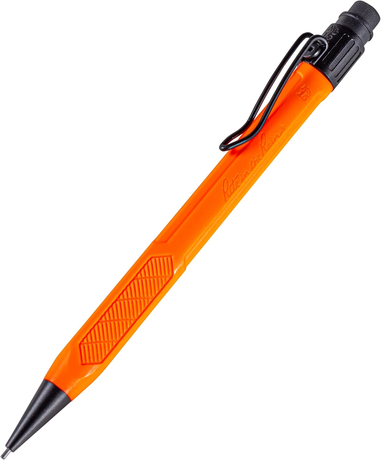 Rite in the Rain Weatherproof Mechanical Pencil, Orange Barrel, 1.3Mm Dark Lead, 12 Lead Refills (No. OR15) image number 2