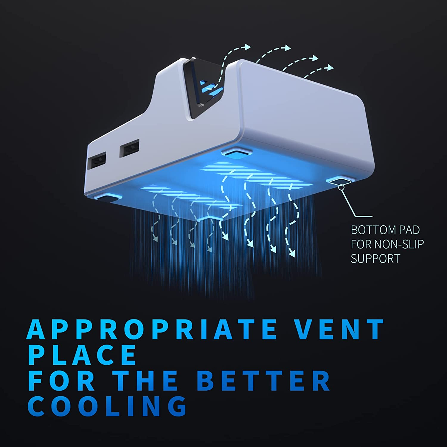 Extremerate Airydocky DIY Kit White Replacement Case for Nintendo Switch Dock, Redesigned Portable Mini Dock Shell Cover for Nintendo Switch OLED - Shells Only, Dock & Circuit Board Chip NOT Included - Clear image number 2