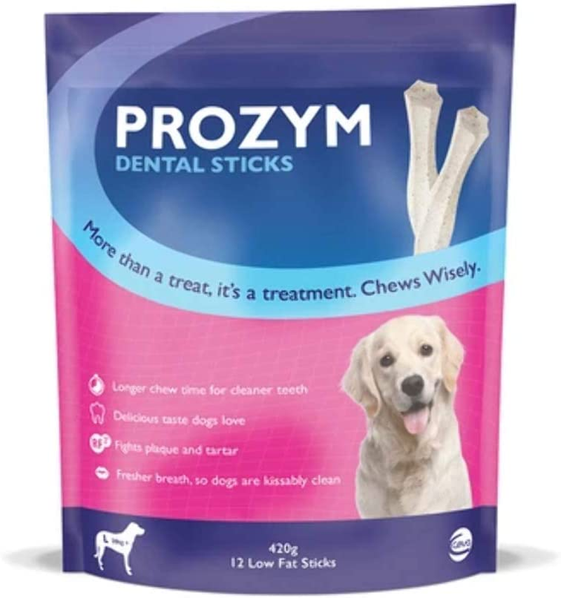 Ceva Australia Prozym Dental Sticks for Large Dogs 420G 12 Pack
