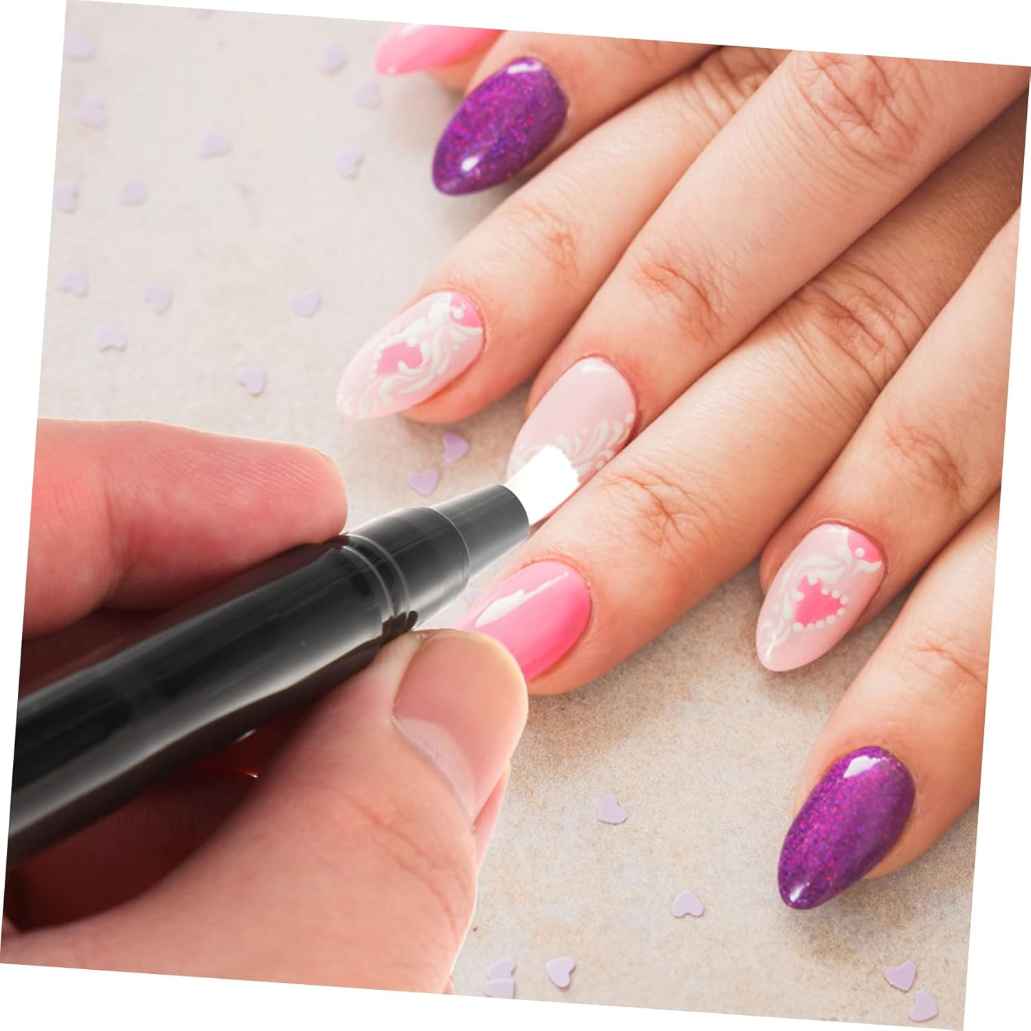 AUTSUPPL 10Pcs Empty Nail Oil Twist Pens Applicators Nail Tech Supplies Simple Tools image number 6