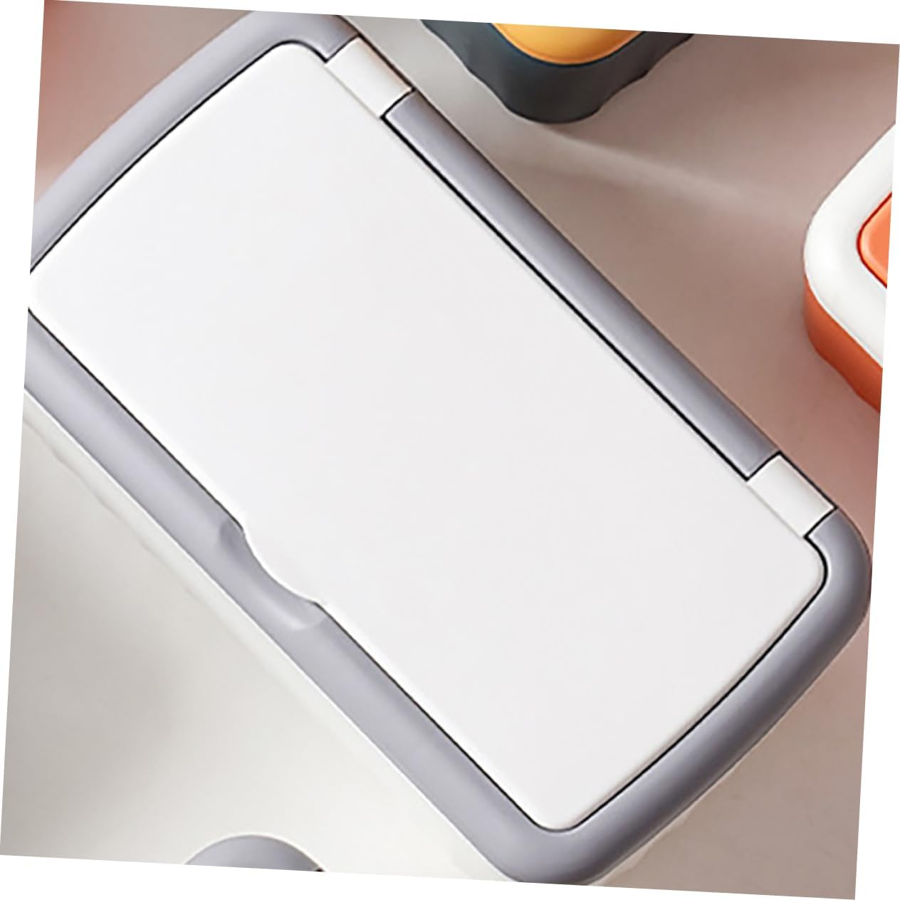 Sealed Wet Wipe Dispenser Large Capacity Rectangular Tissue Box Holder for Home Modern Design Quick Access Protective Seal for Bathroom Bedroom and Office Use image number 1