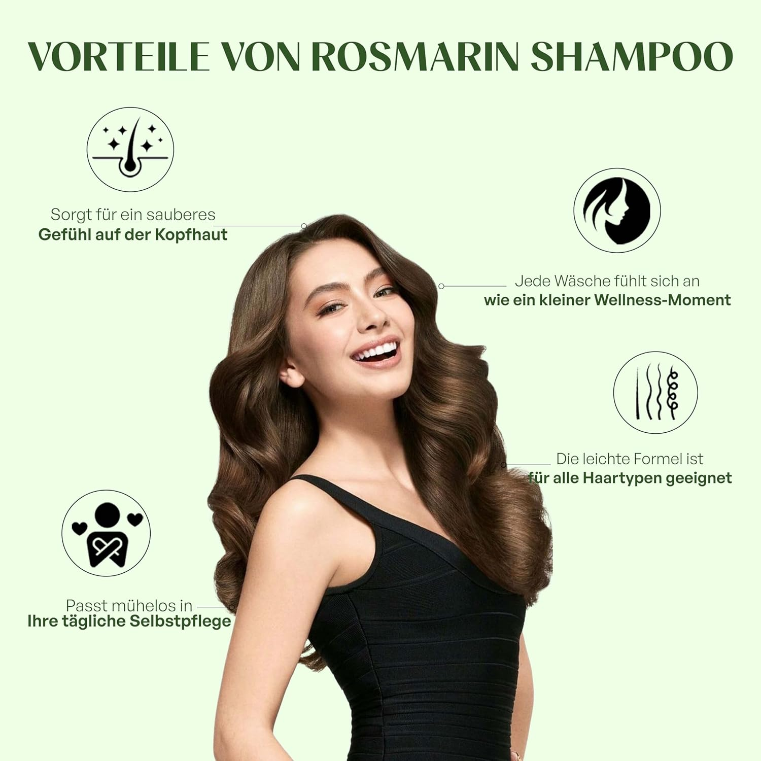 The CEEL Rosemary Shampoo with Biotin, Keratin, Collagen, Anti-Hair Loss Formula, 250Ml, Dermatologically Tested, for All Hair Types image number 4