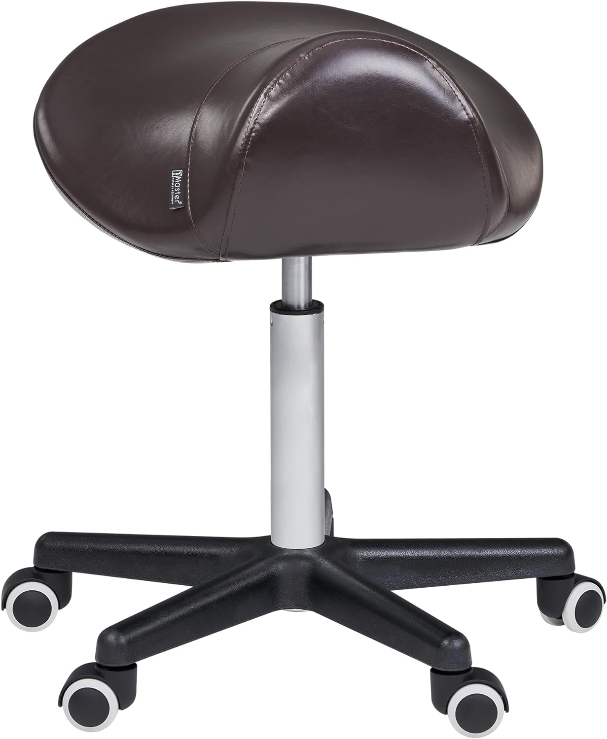 Master Massage Berkeley Ergonomic Split Style Saddle Stool in Royal Blue