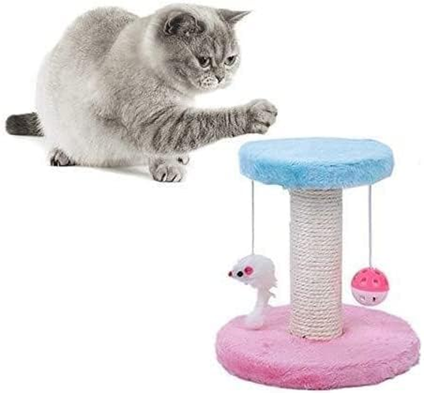 Cute Plush Cat Cat Hammock Climb Shelf Pet Play Toy Scratching Double Hanging Ball Post Climbing Frame Cat Furniture Cat Bed