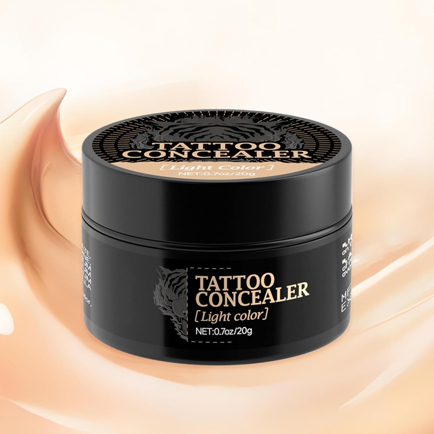 Body Cover up Concealer | Waterproof Skin Mark Concealer for Body - 20G Long-Wear Cosmetics with High Coverage for Men Women Friends Couples Family image number 4