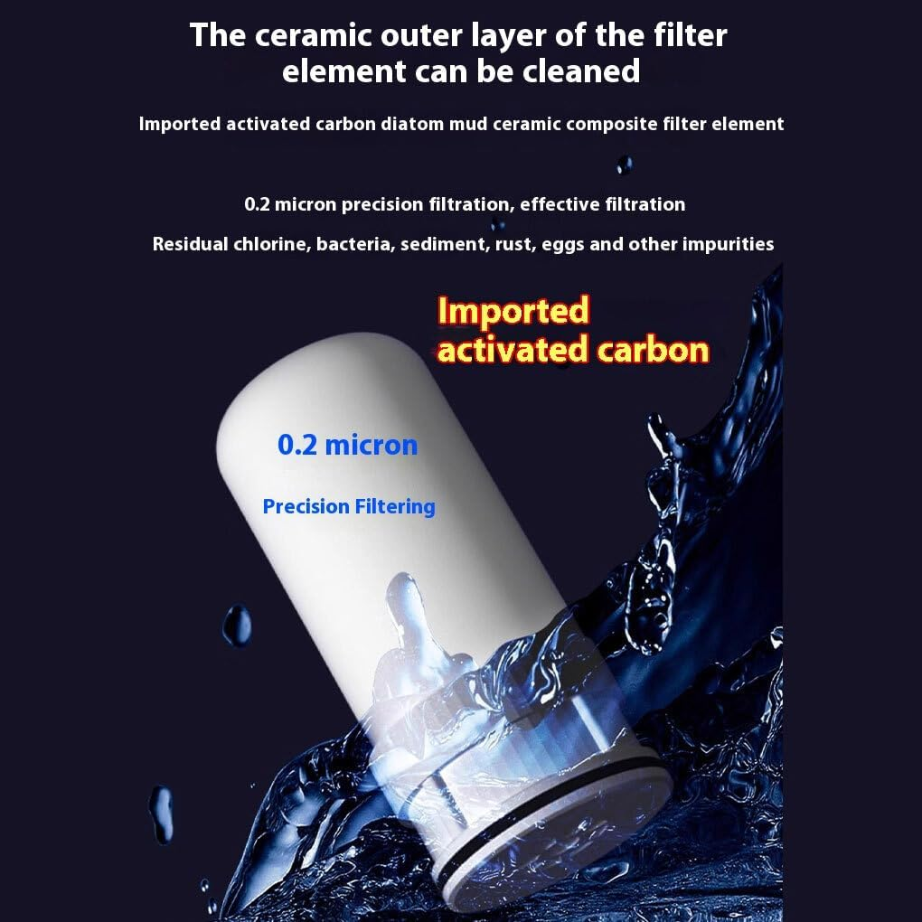 Flowpure Tap Water Purifier 7 Stage Water Filtration System Filters Substances Incl Chlorine ABS Flows Pure Tap Filter, B image number 1