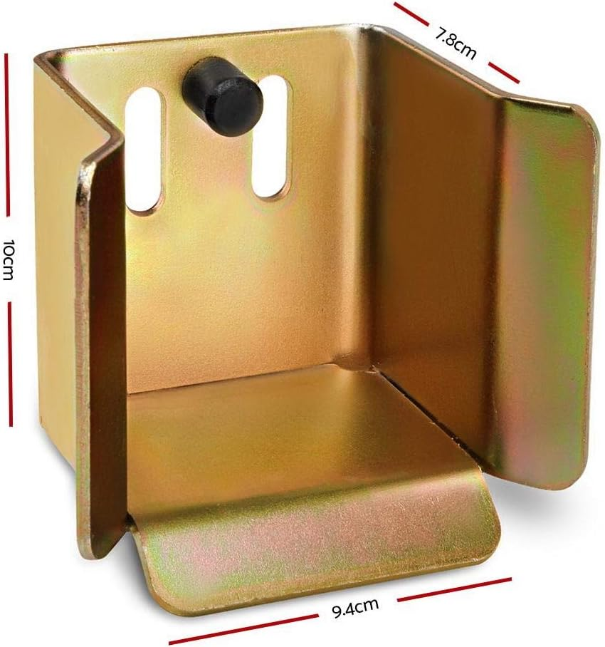 Sliding Gate Opener, Electric Home Security Door Lock, Gear Hardware Kit Galvanised Ground Track Stopper Bearing Wheels Guide Bracket with 2 Nylon Rollers image number 4