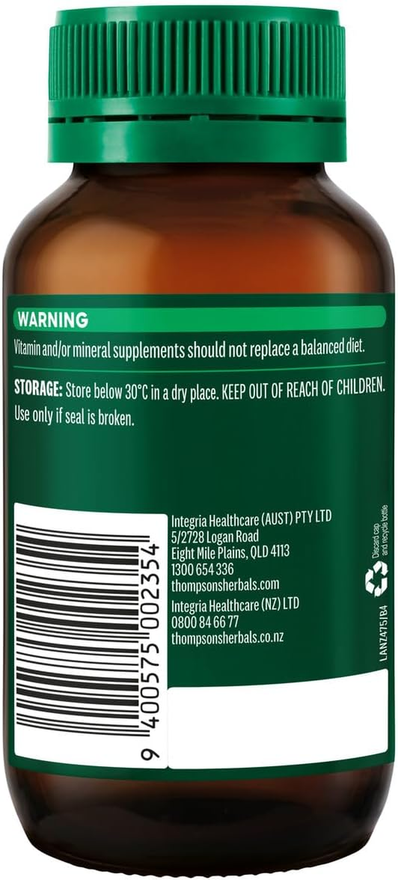 Thompsons One-A-Day Kelp 1400Mg 120 Tablets image number 1