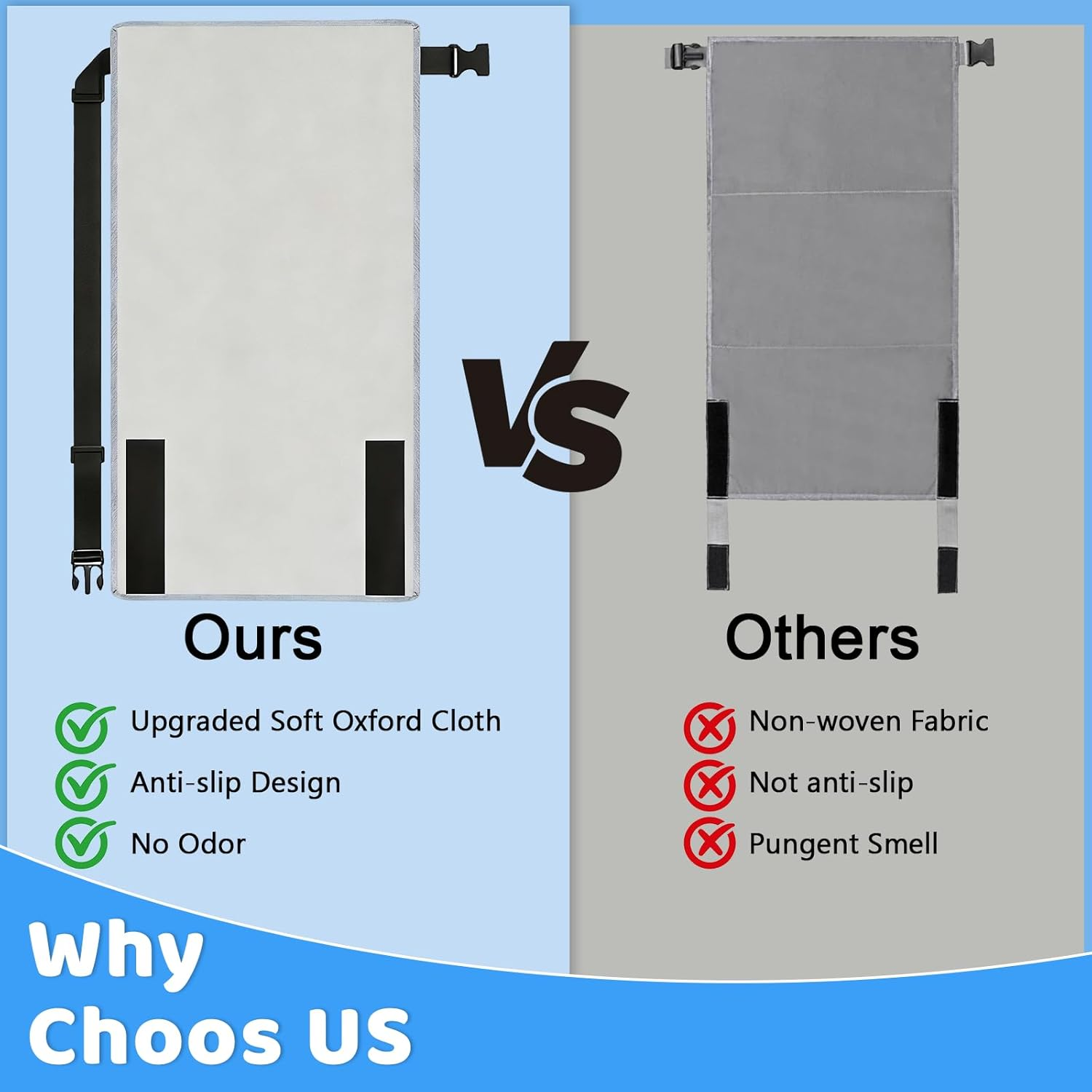 Airplane Seat Extender for Kids, Footrest & Toddler Airplane Bed, Oxford Cloth Airplane Toddler Bed, Toddler Travel Bed, Toddler Airplane Travel Essentials, Travel Seat Cushion for Kids image number 3