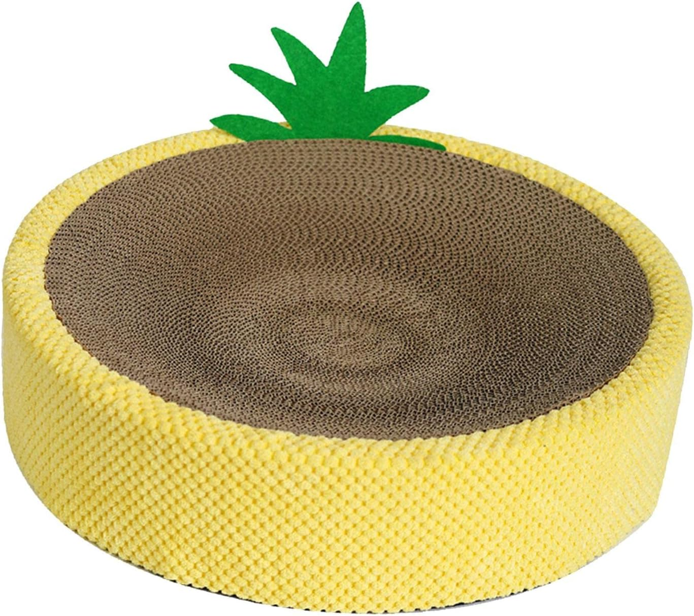 Cat Scratching Pad Scratch Board 41X10Cm round Corrugated Material for Indoor Cats Wear Resistant Cat Toys Kitten Sleeping Nest image number 5