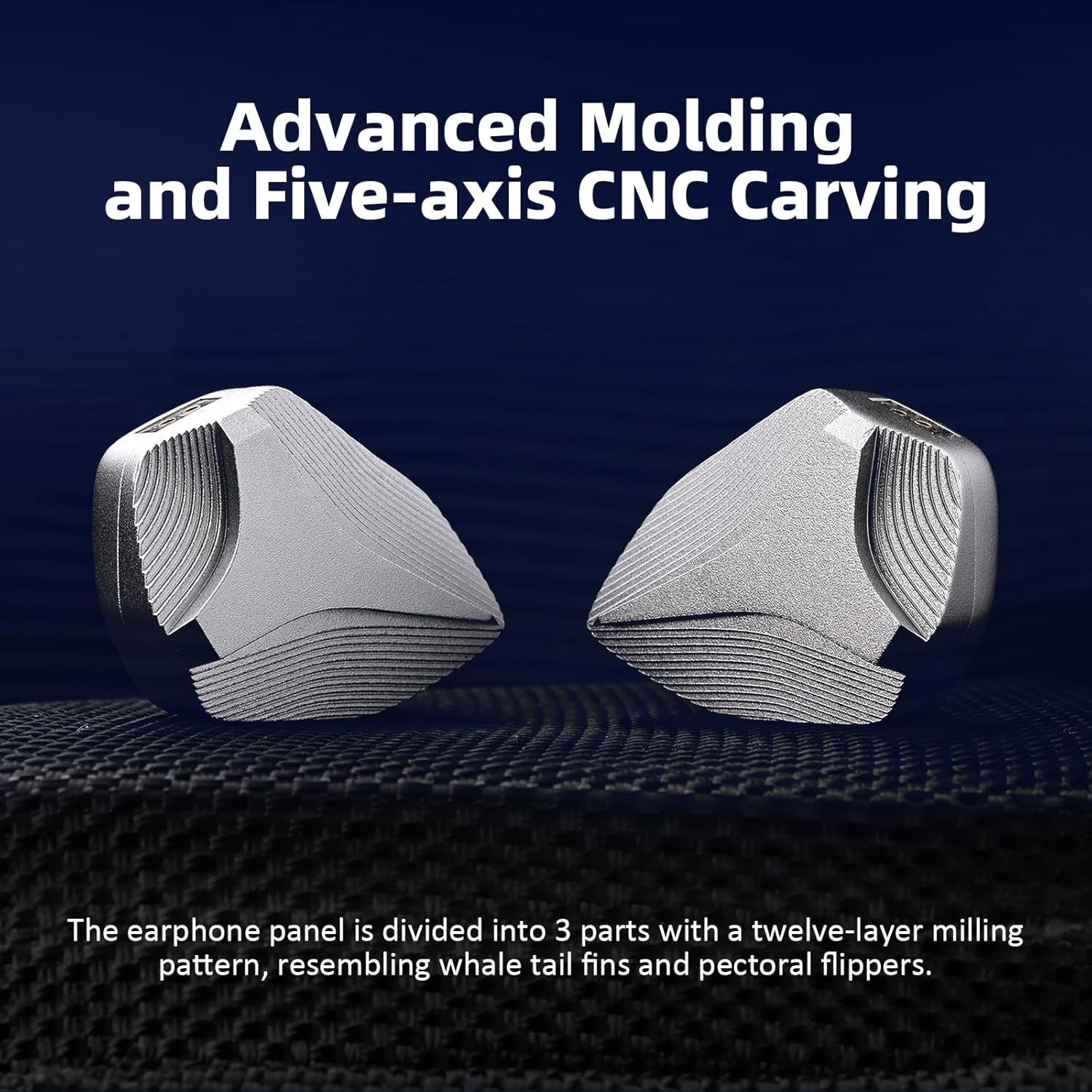 MP145 in Ear Monitor, Hifi IEM Earphones Wired, 14.3 Mm Ultra-Large Planar Magnetic Driver, Aviation Aluminum Alloy Shell, for Musician image number 2