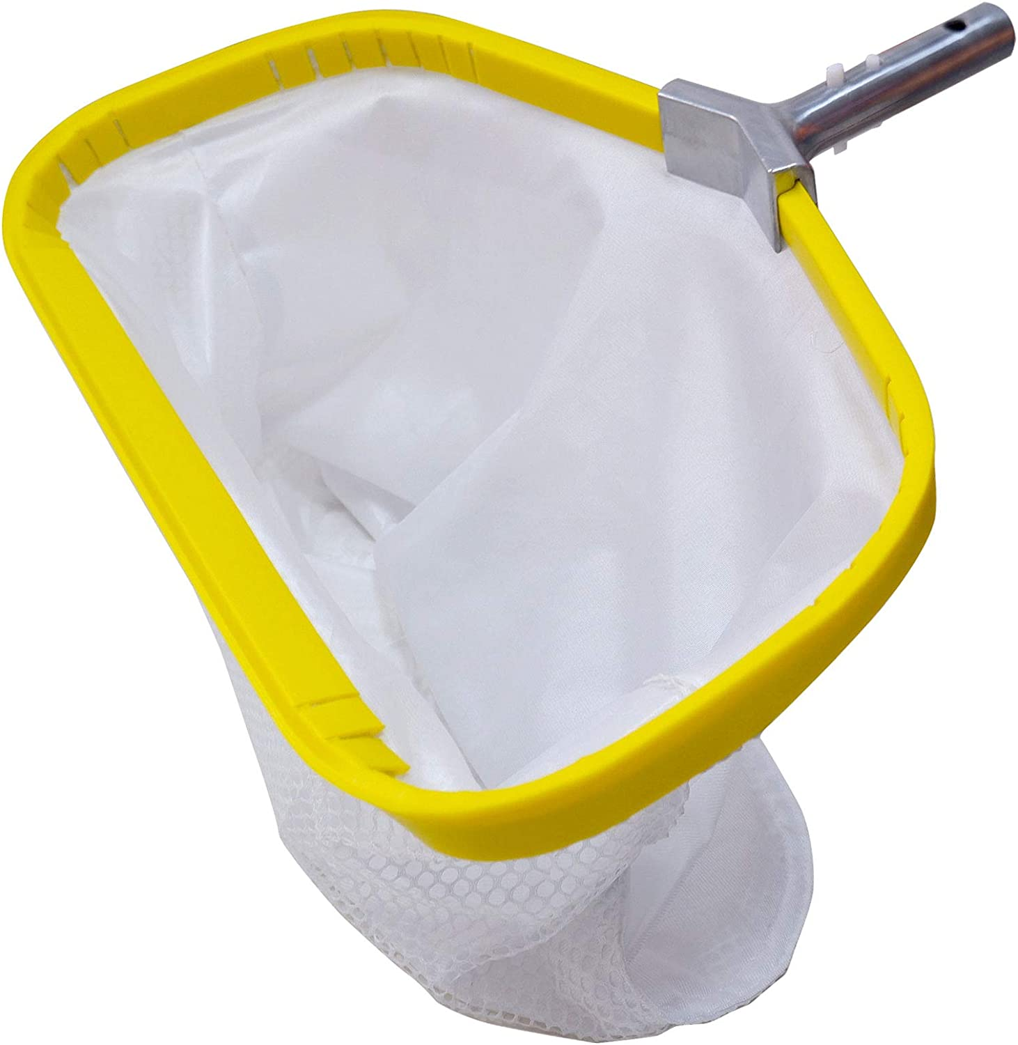 Professional Pool Net, Heavy Duty Skimmer Rake with Aluminum Frame, Fine Mesh Deep Bag Shovel for Cleaning Swimming Pool Leaf Pollen Silt image number 3