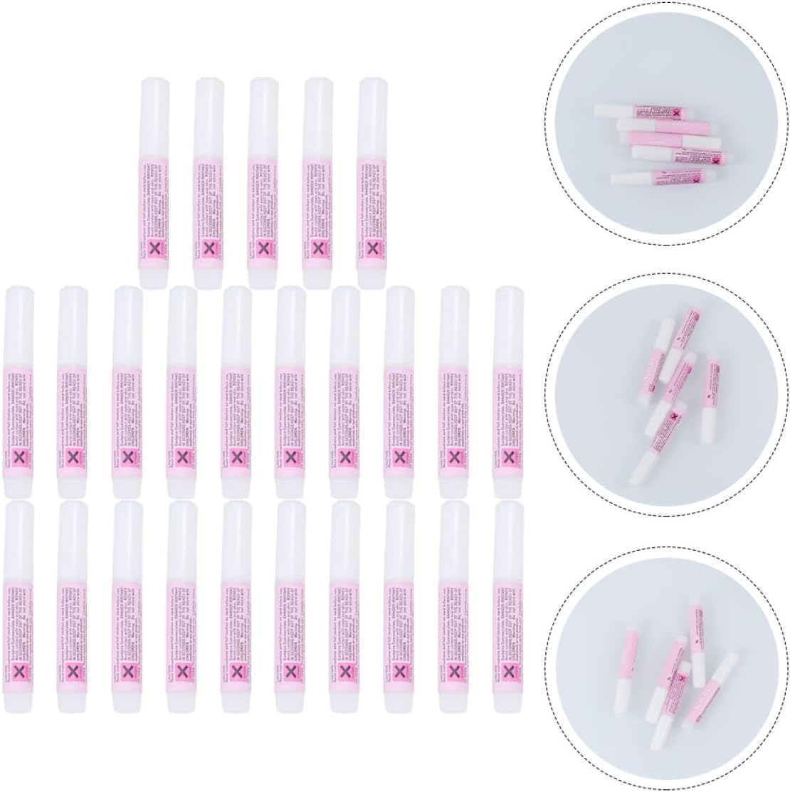 HEANUJJ 25Pcs 2G Nail Glue for Manicure Kit Super Strong Press on Nail Glue for for Professional for Home and Salon Use image number 2