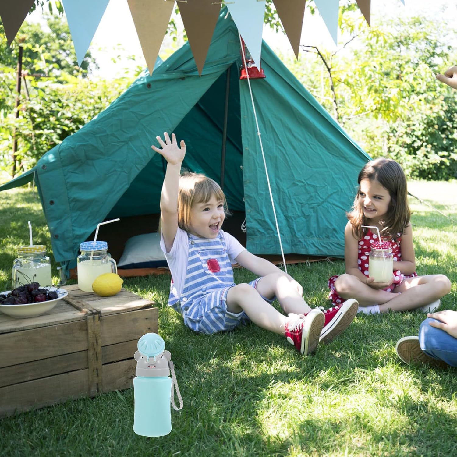 Alasum Portable Toddler Travel Potty - Leakproof Urinal for Kids, Compact Design for Camping and Emergencies, Easy to Clean, Ideal for Potty Training image number 4