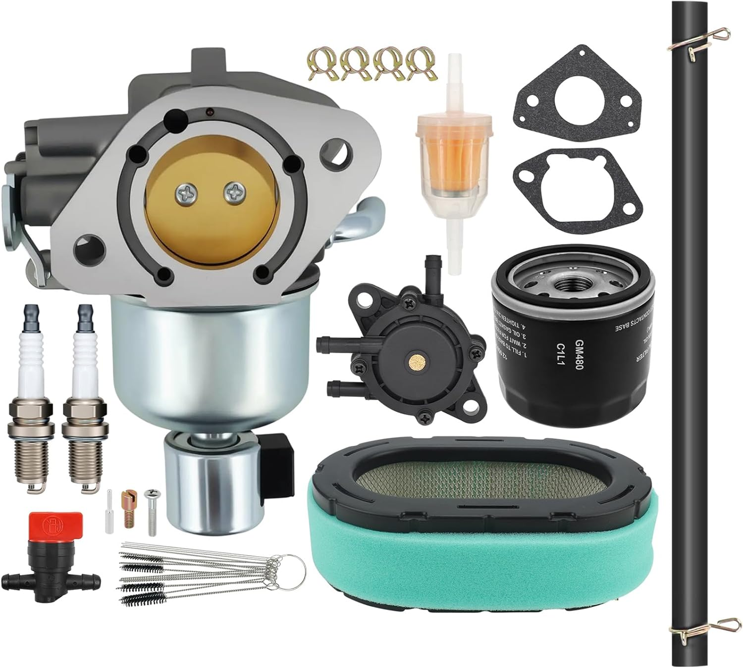 Klmcarblab 32-853-34-S Carburetor Compatible with for Kohler KT725 KT730 KT735 KT740 KT745 Engine Replaces 16-853-19S 16 853 19S 1685319S 32-853-34-S 32-853-50-S 32-853-67-S 32-853-63-S