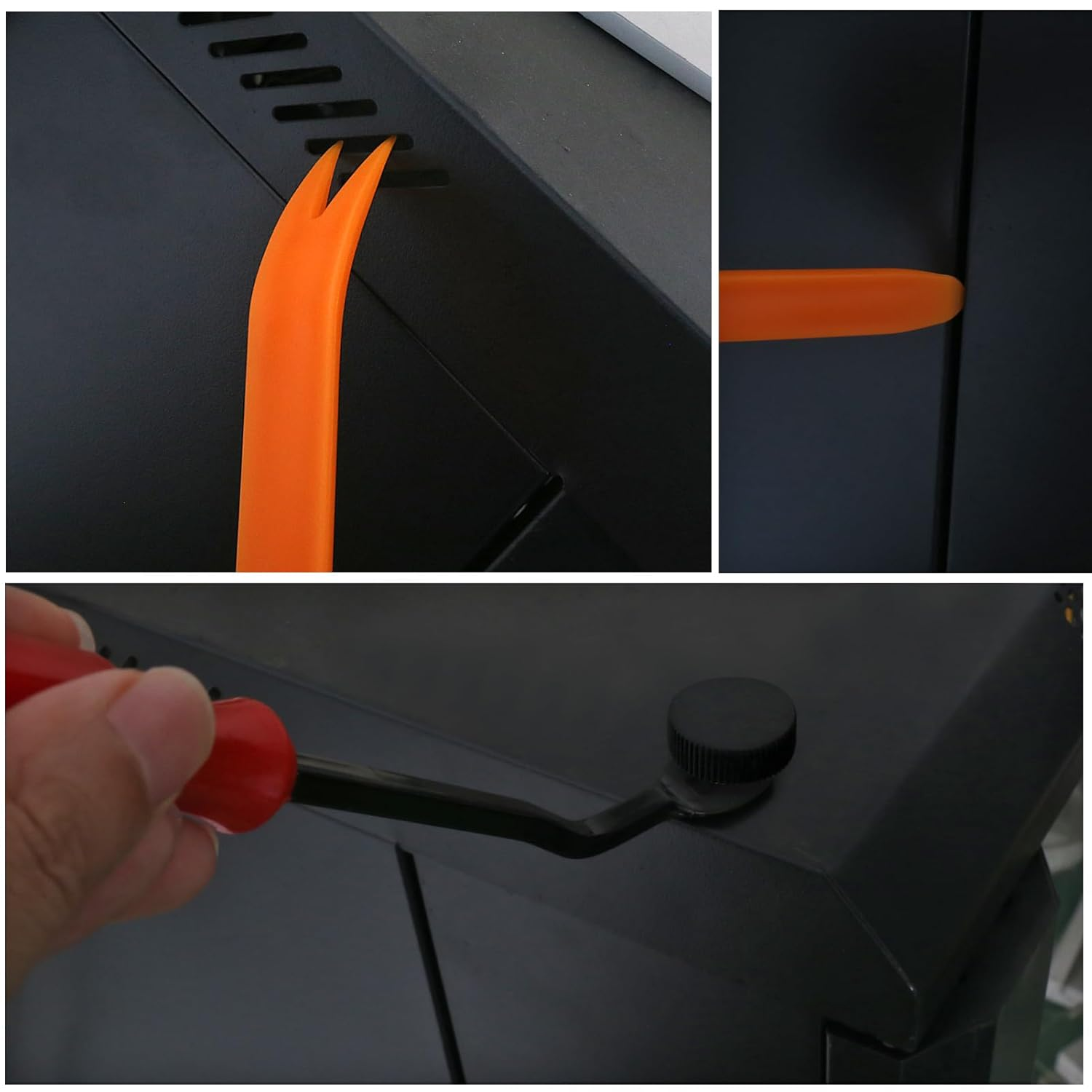 725Pcs Car Push Retainer Clips & Auto Fasteners Assortment -23 Most Popular Sizes Nylon Bumper Fender Rivets with 10 Cable Ties and Fasteners Remover for Toyota GM Ford Honda Chevy image number 3