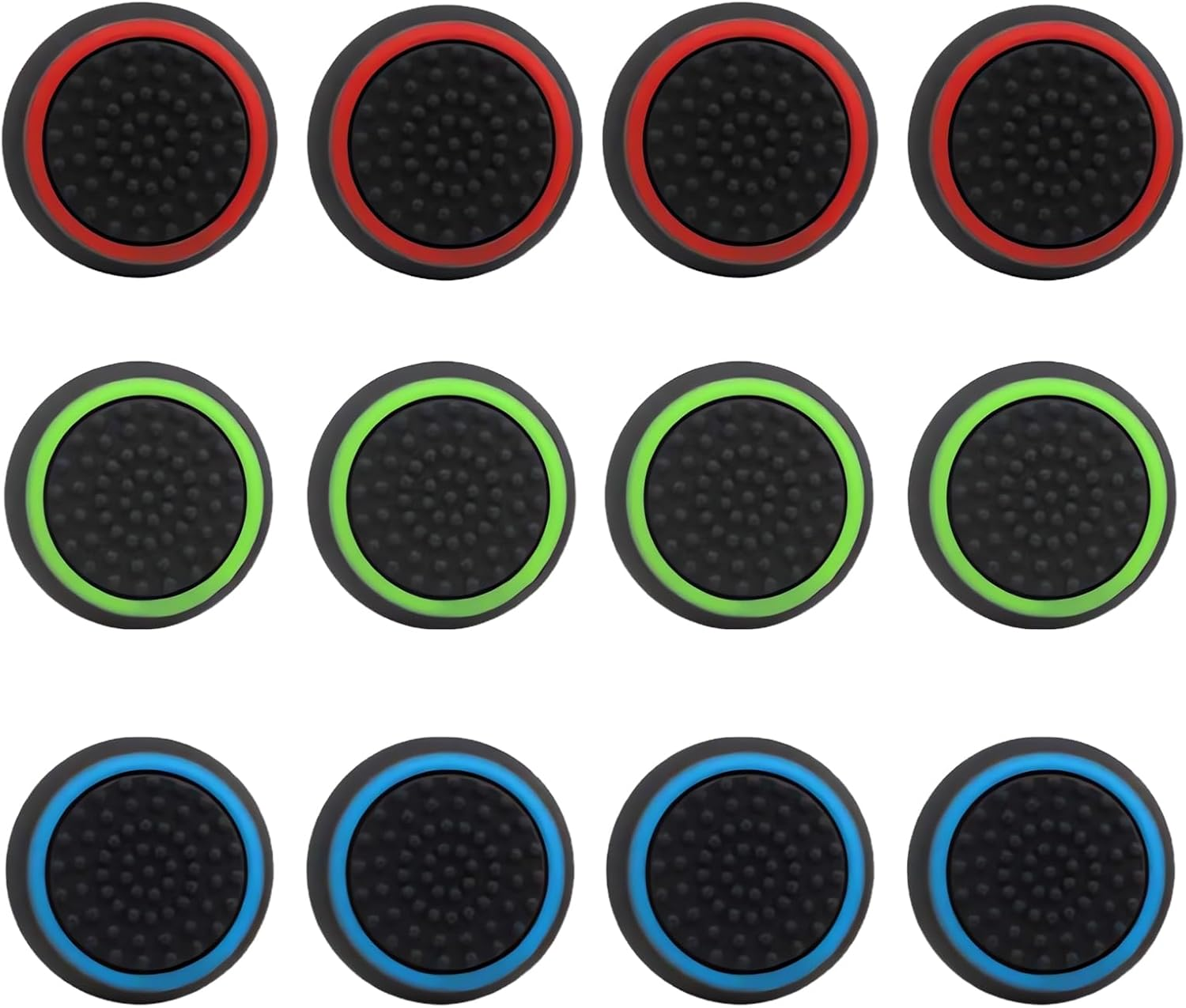 PS5 Thumb Grips, PS5 Accessories, Silicone Joystick Covers Compatible with Ps5/Ps4/Ps3/Xbox One/360 Controller - Non-Slip Protective Caps 12 Pcs image number 1