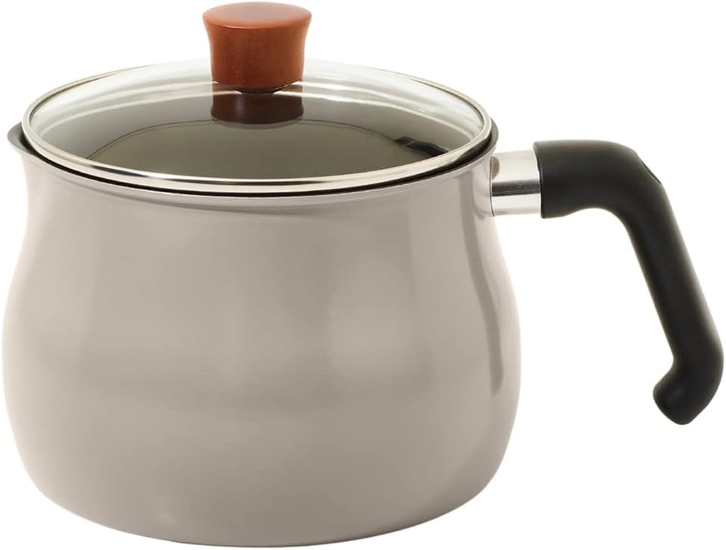 Wahei Freiz SRA-9473 Multi-Pot, Large Size, 6.3 Inches (16 Cm), 3L (3 to 4 People), Navy, Induction Compatible, Rice Pot, Milk Pan, Fryer, Fluorine Resin Processing, Living Alone, New Life