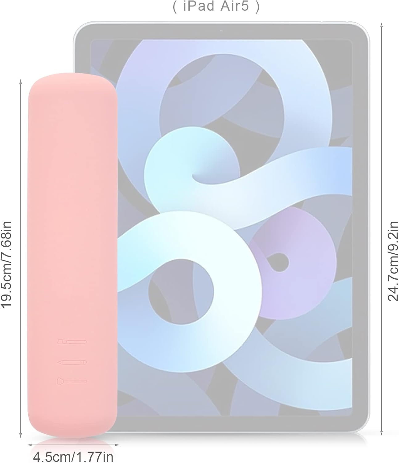 BEZOX Trendy Makeup Brush Holder - Silicon Makeup Brushes Travel Case, Sleek Travel Make up Tools Holder for Women, Waterproof Cosmetic Brush Travel Holder for All Your Brushes(Pink) image number 4