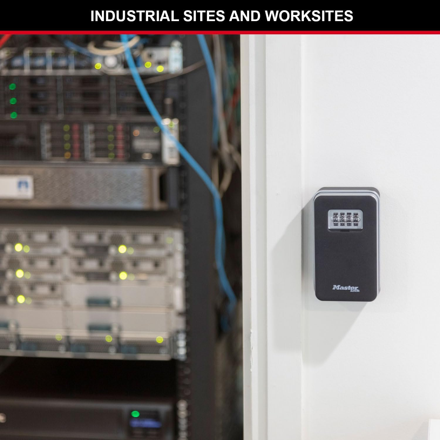 Master Lock Key Safe Wall Mounted Pull to Open Medium Size Outdoor, Mounting Kit, for Home Office Industry 5410EURD image number 6