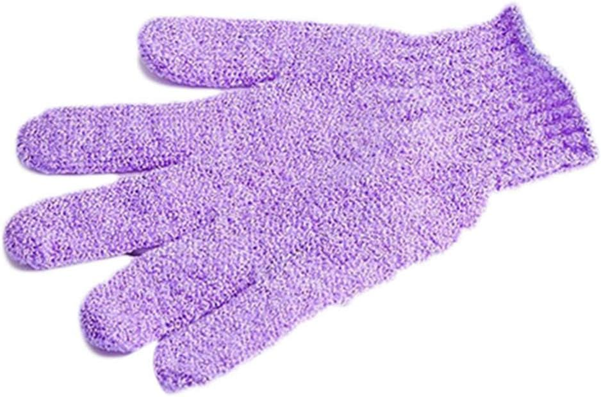Cabilock 2Pcs Exfoliating Bath Gloves Nylon Shower Gloves for Body Scrub Use in Shower Bath image number 3