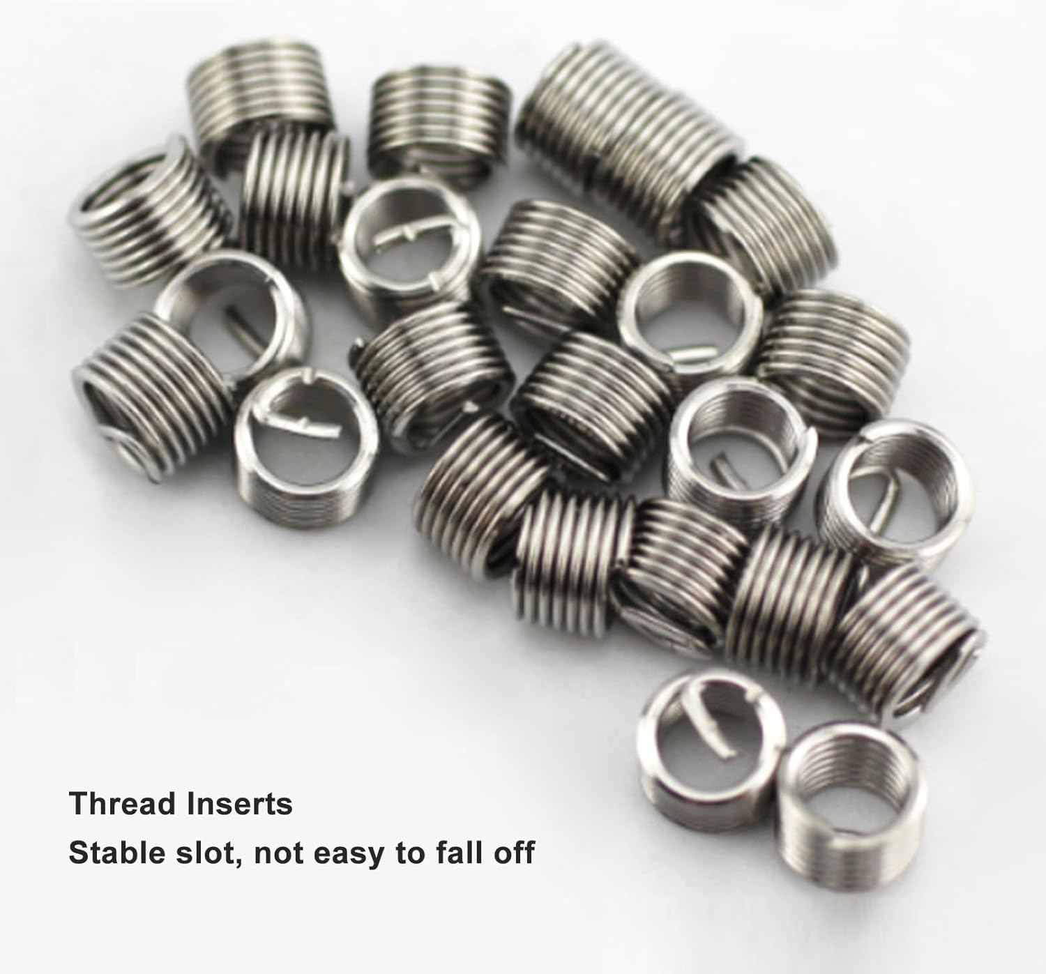 Marhynchus Thread Repair Kit, 261Pcs Set Wire Thread Inserts with Tap Drill Bit and Insertion Tool for Damaged Screws in Automotive Components and High Voltage Switch Equipment