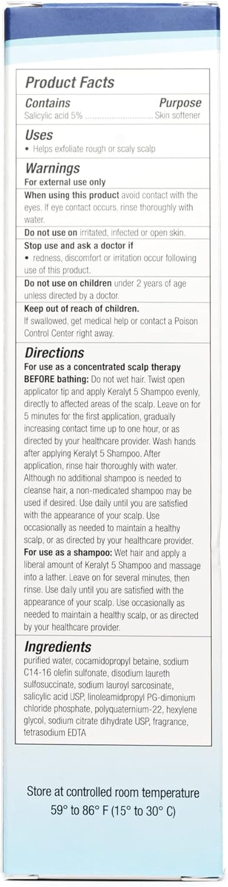 Keralyt 5 Shampoo177 Ml image number 2