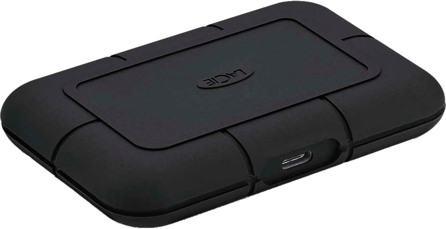 Lacie Rugged SSD Pro, 1TB, External SSD, USB-C, Thunderbolt 3, Extreme Water Resistance, Mac, PC, 1 Month Adobe CC, 5 Year Rescue Services (STHZ1000800)