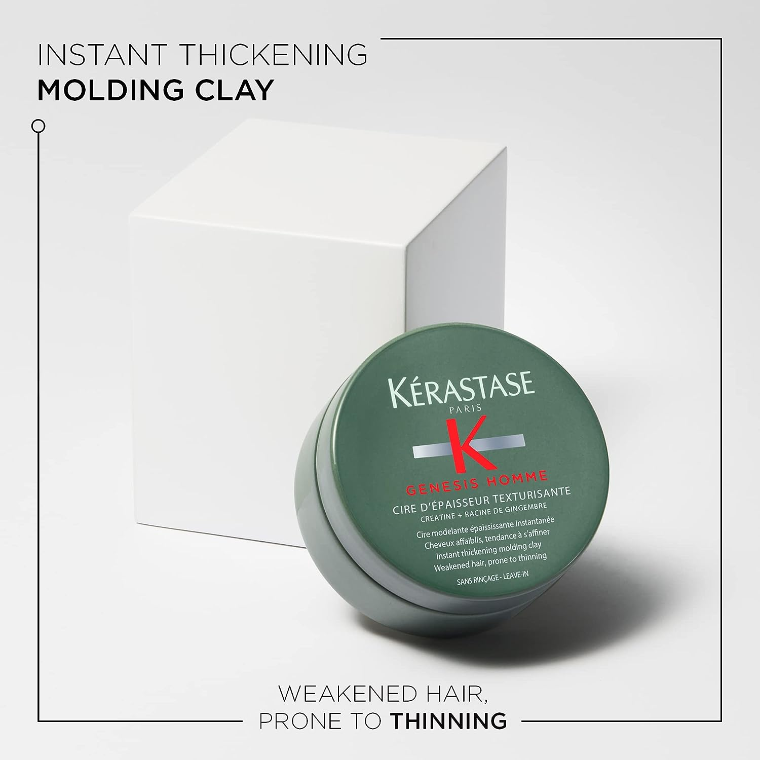 Kerastase Genesis Homme Instant Thickening Moulding Clay 75Ml image number 4