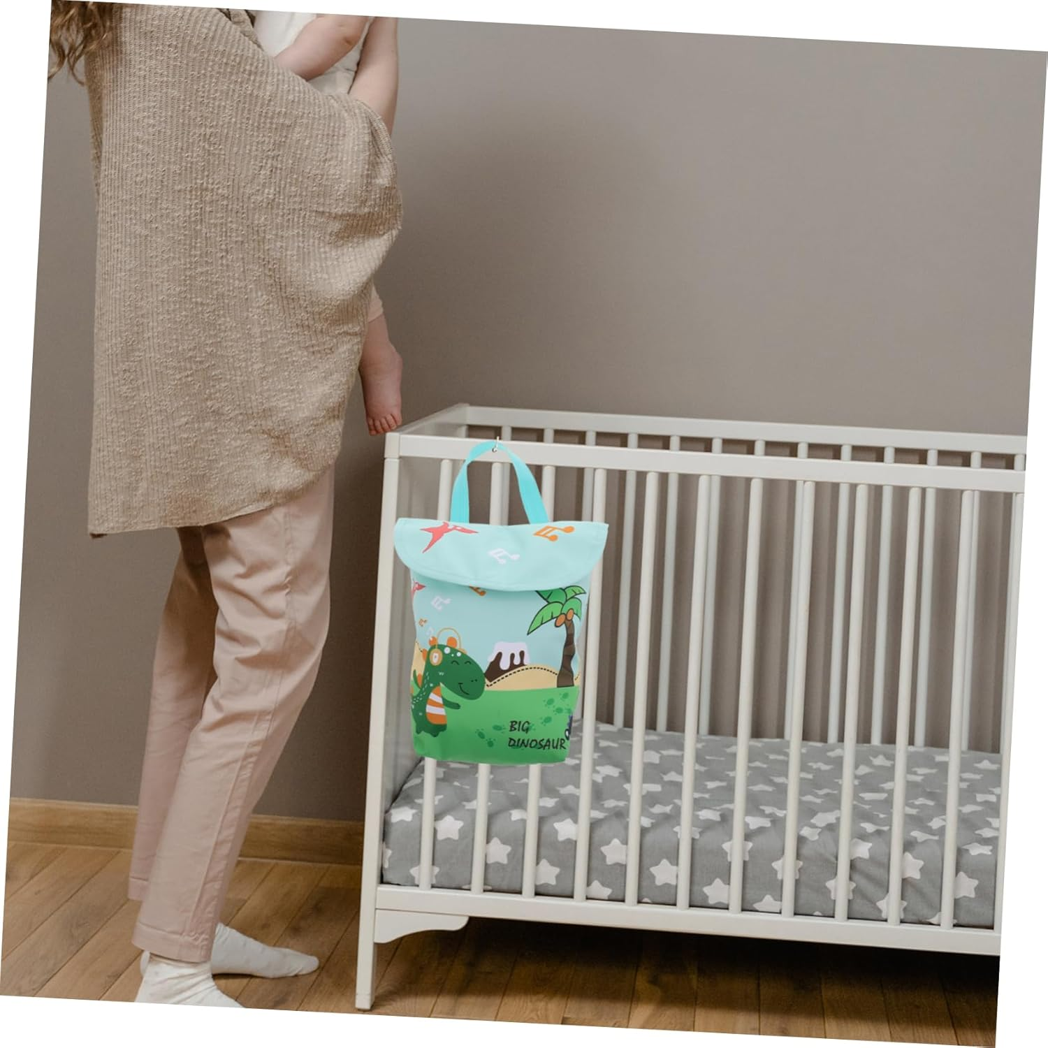 Diaper Bag Wet Bag Large Capacity Storage Pouch for Boys Girls Organized Daycare Travel Essential