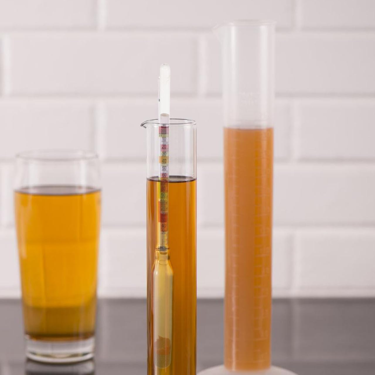 Healvian Wine Hydrometer for Brewing Precision Beer and Wine Making Tool Gravity Meter for Accurate Measurement of Sugar Content Wine and Beer