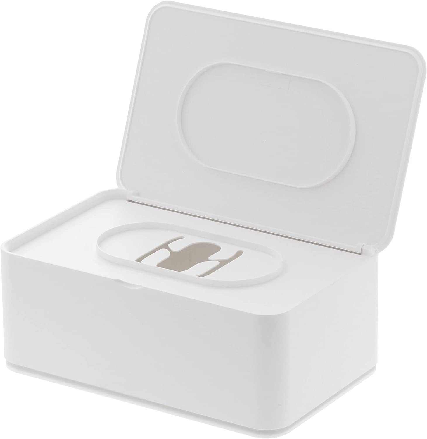 YAMAZAKI Home 3256 Home Wet Tissue Case-Wipe Dispenser Storage Box Container, One Size, Brown