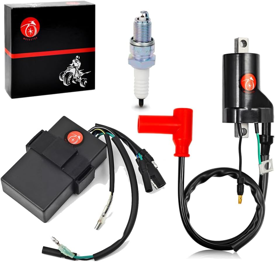 Ignition Coil Stator CDI Box Spark Plug for Honda CR80R CR80RB 1996-2002 CR85R CR85RB 2003-2004 31120-GBF-831 30410-GBF-831 image number 2