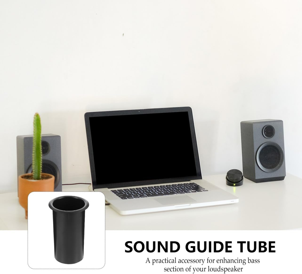 Angoily 5 PCS Plastic Subwoofer Port Tubes Speaker Air Outlet Replacement Bass Reflex Tubes for Speaker Boxes Easy Install Wear-Resistant image number 3