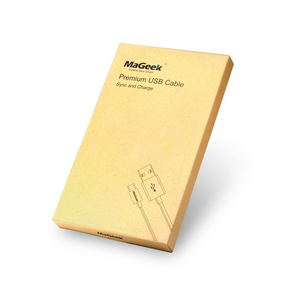 Micro USB Cables, Mageek [Pack of 2Pcs] 3.0M Super Long Charge Cable High Speed USB 2.0 Data Cables for Samsung, HTC, Sony, Motorola, LG, Google, Nokia and More (Black) - 1Pc_1.8M_Black image number 5