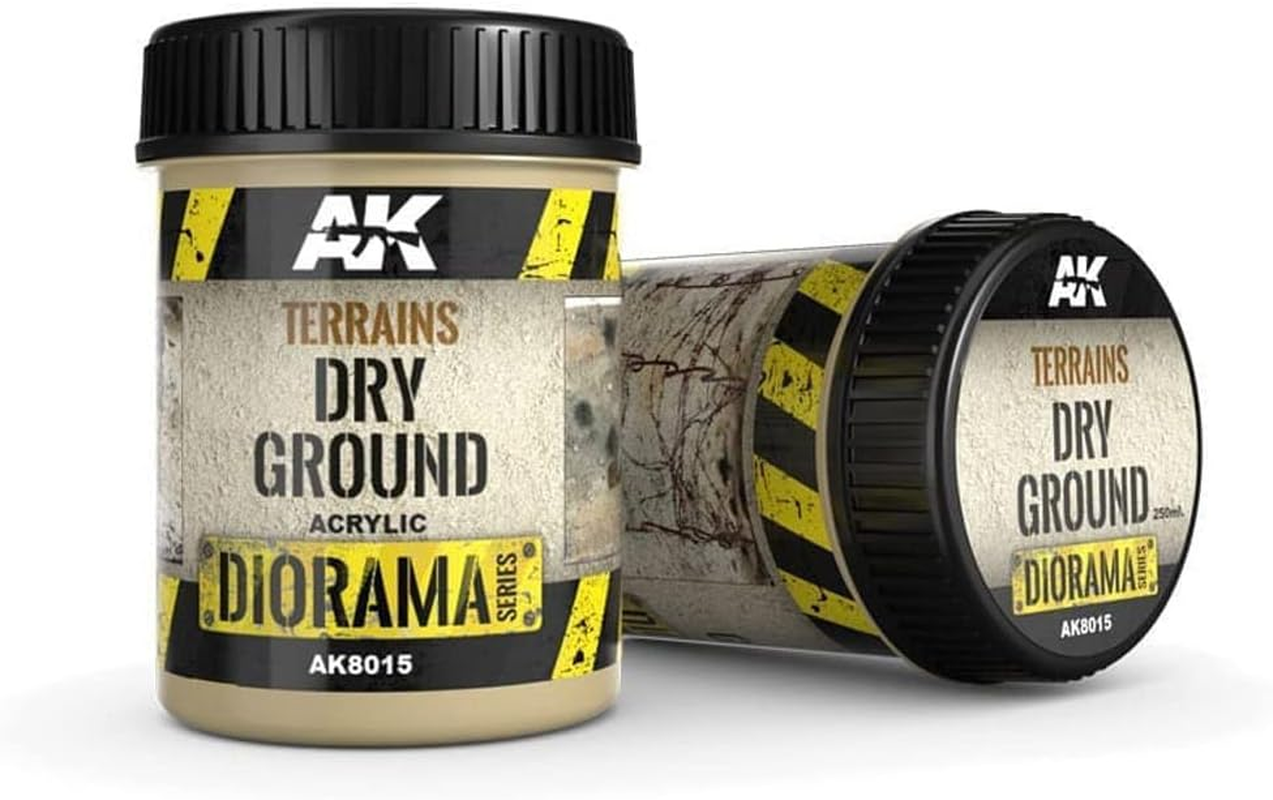 AK Interactive Texture Paint 250Ml Dry Ground Acrylic Product for Dioramas
