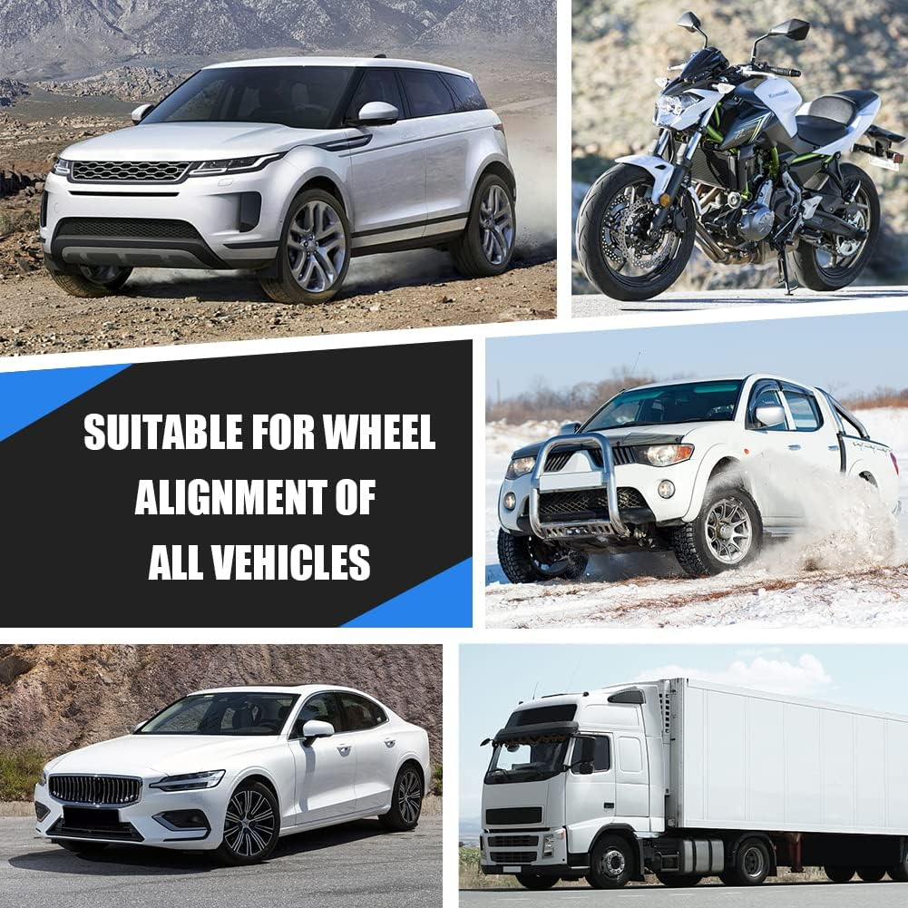 Camber Gauge Digital Wheel Alignment Tool -90&deg; to +90&deg; Wide Range Wheel Alignment & Balancing Tools Accurate Caster Camber Gauge with Digital Display & Powerful Magnet & Positioning Bubble & Reset Key image number 4