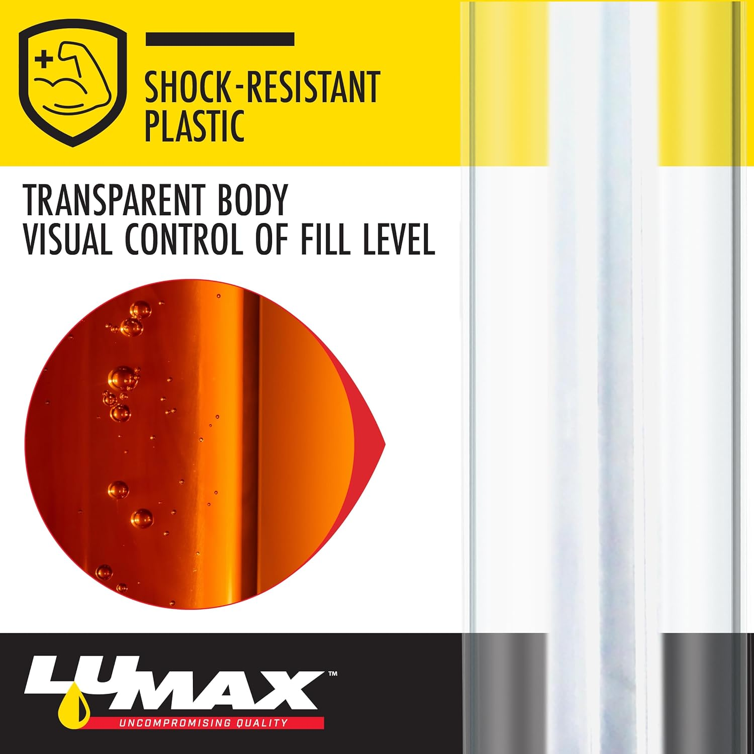 Lumax LX-1174 Push-Type Grease Gun (3 Oz)