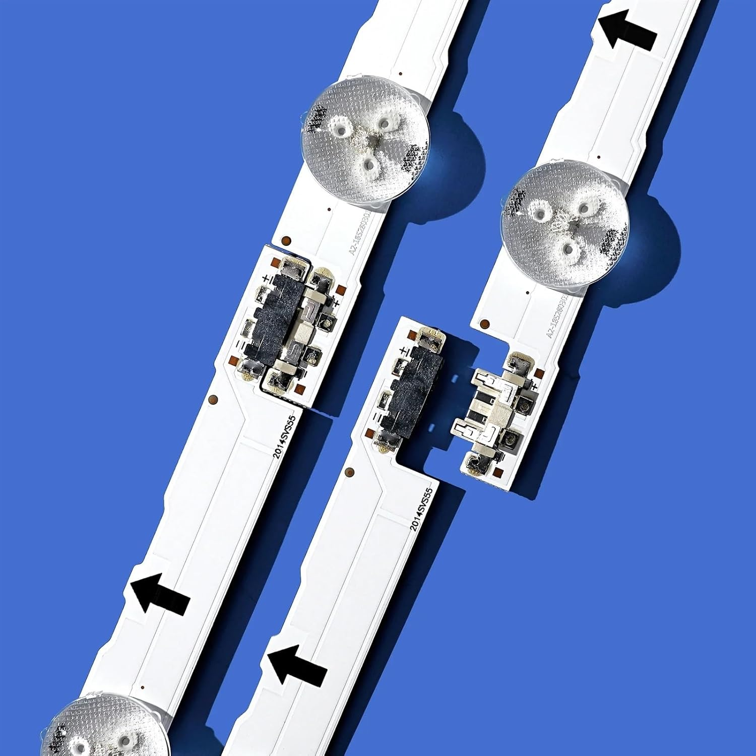 VOLDO LED Backlight Strip Fit for Samsung D4GE-550DCA-R3 D4GE-550DCB-R3 BN96-30431A BN96-30432A UE55H5500 UE55J5670 UE55H635 UE55H6300 image number 4