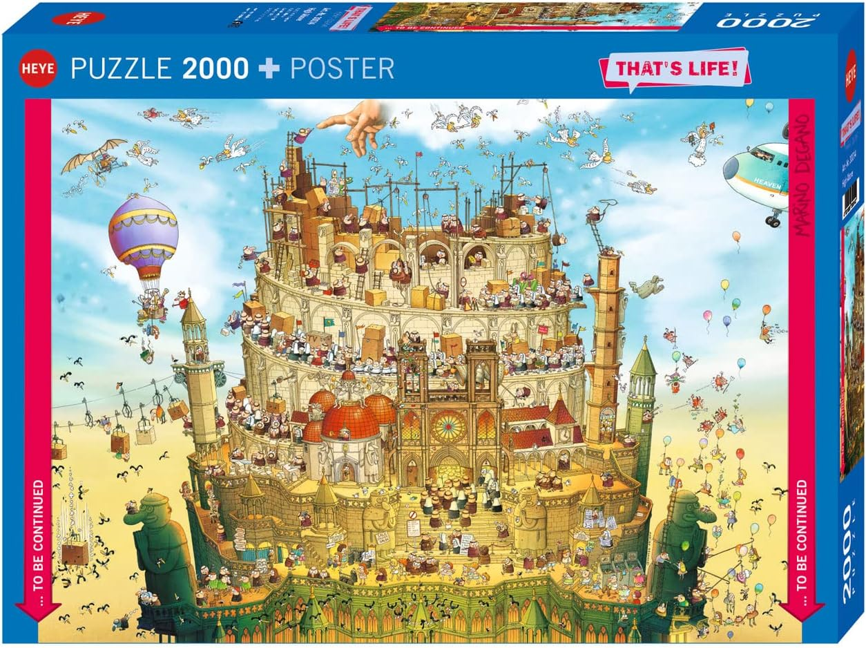 Heye That'S Life High above Jigsaw Puzzle (2000 Pieces) image number 3